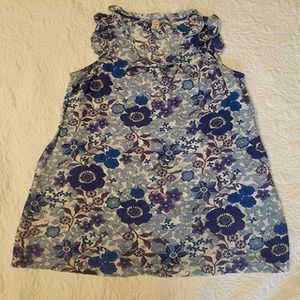 Old Navy Summer Blue Floral Dress Size Med